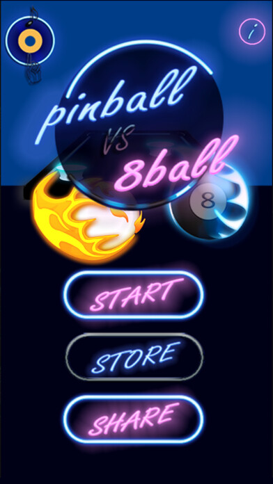 Emulate iPhone app Pinball vs 8 ball using MyAndroid