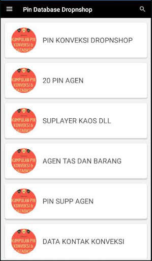 Run android online APK Pin Database Dropnshop Gratis from MyAndroid or emulate Pin Database Dropnshop Gratis using MyAndroid