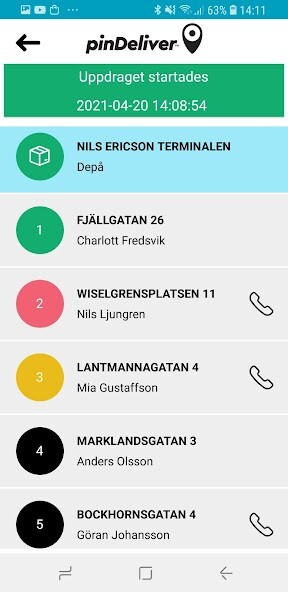 Run android online APK pinDeliver Go Cloud from MyAndroid or emulate pinDeliver Go Cloud using MyAndroid