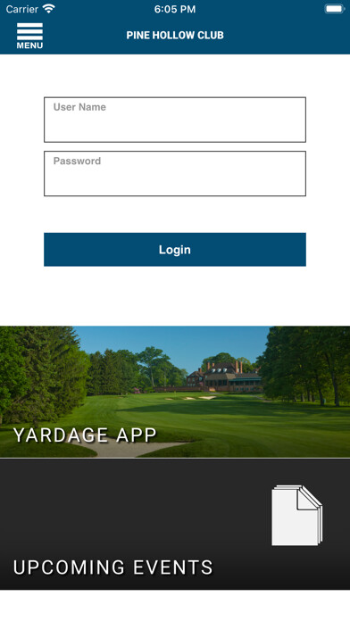 Emulate iPhone app Pine Hollow Country Club using MyAndroid Emulate iPhone app Pine Hollow Country Club using MyAndroid