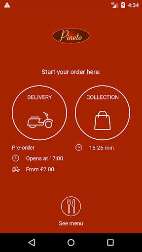 Run android online APK Pineto Takeaway Wicklow from MyAndroid or emulate Pineto Takeaway Wicklow using MyAndroid