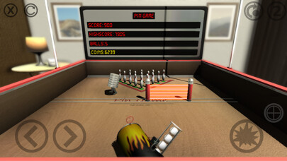Emulate iPhone app Pin Game - Pinball Bowling using MyAndroid