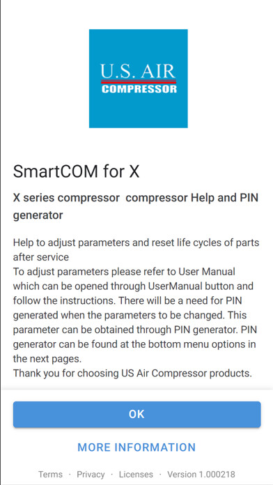 Emulate iPhone app Pin Generator UsAir Compressor using MyAndroid Emulate iPhone app Pin Generator UsAir Compressor using MyAndroid