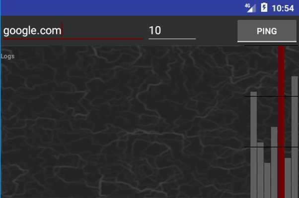 Emulate Android APK Ping Graph Emulate Android APK Ping Graph