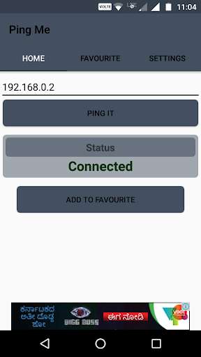 Run android online APK Ping Me - Ping to Server & Host from MyAndroid or emulate Ping Me - Ping to Server & Host using MyAndroid