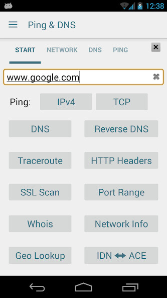 Run android online APK Ping  Net from MyAndroid or emulate Ping  Net using MyAndroid
