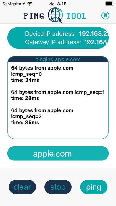Emulate iPhone app Ping Network Tool using MyAndroid Emulate iPhone app Ping Network Tool using MyAndroid