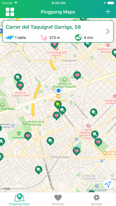 Emulate iPhone app Pingpong BCN using MyAndroid