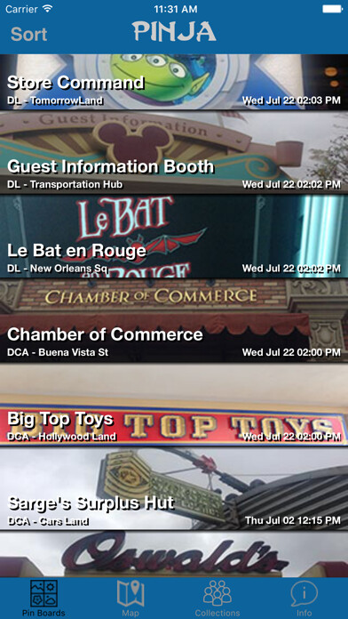 Emulate iPhone app Pinja - Pin Trading at Disneyland & WDW Resort using MyAndroid