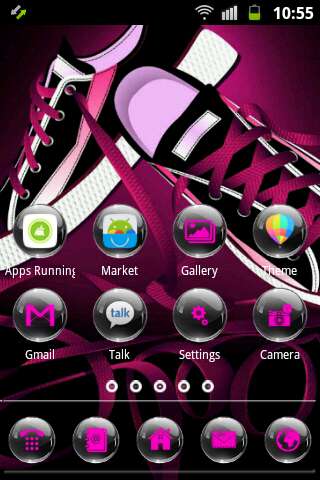 Emulate Android APK Pink Black Theme Emulate Android APK Pink Black Theme