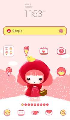 Emulate Android APK pink blossom dodol theme