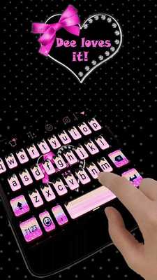 Emulate Android APK Pink Bow Love Glitter Keyboard Emulate Android APK Pink Bow Love Glitter Keyboard