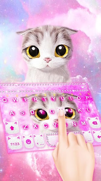 Run android online APK Pink Cat Keyboard Theme from MyAndroid or emulate Pink Cat Keyboard Theme using MyAndroid