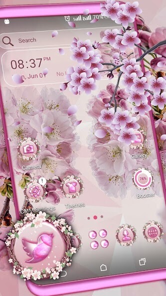 Emulate Android APK Pink Cherry Blossom Theme Emulate Android APK Pink Cherry Blossom Theme