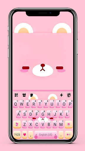 Run android online APK Pink Cute Bear Keyboard Background from MyAndroid or emulate Pink Cute Bear Keyboard Background using MyAndroid