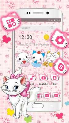 Emulate Android APK Pink Cute Cartoon kitty Launcher Emulate Android APK Pink Cute Cartoon kitty Launcher