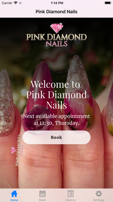 Emulate iPhone app Pink Diamond Nails using MyAndroid Emulate iPhone app Pink Diamond Nails using MyAndroid