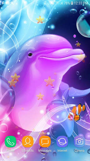 Run android online APK Pink Dolphin Live Wallpaper from MyAndroid or emulate Pink Dolphin Live Wallpaper using MyAndroid