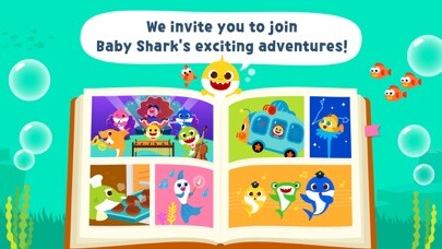 Emulate iPhone app Pinkfong Baby Shark Storybook using MyAndroid