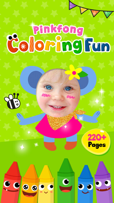 Emulate iPhone app Pinkfong Coloring Fun using MyAndroid Emulate iPhone app Pinkfong Coloring Fun using MyAndroid