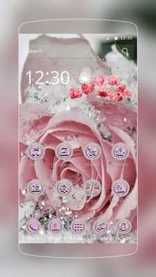 Emulate Android APK Pink Frozen Flower Theme Emulate Android APK Pink Frozen Flower Theme