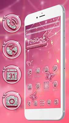 Emulate Android APK Pink Glitter 2D theme and wallpaper Emulate Android APK Pink Glitter 2D theme and wallpaper
