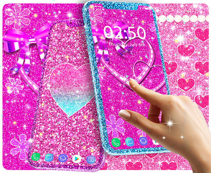 Emulate Android APK Pink glitter live wallpaper Emulate Android APK Pink glitter live wallpaper