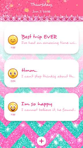 Emulate Android APK Pink Glitter Secret Diary