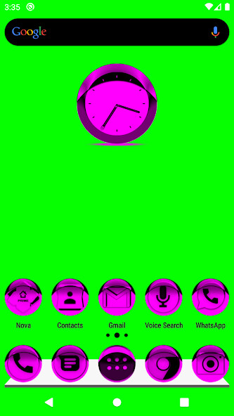 Run android online APK Pink Icon Pack Style 1 from MyAndroid or emulate Pink Icon Pack Style 1 using MyAndroid