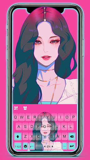 Run android online APK Pink Kpop Girl Keyboard Background from MyAndroid or emulate Pink Kpop Girl Keyboard Background using MyAndroid