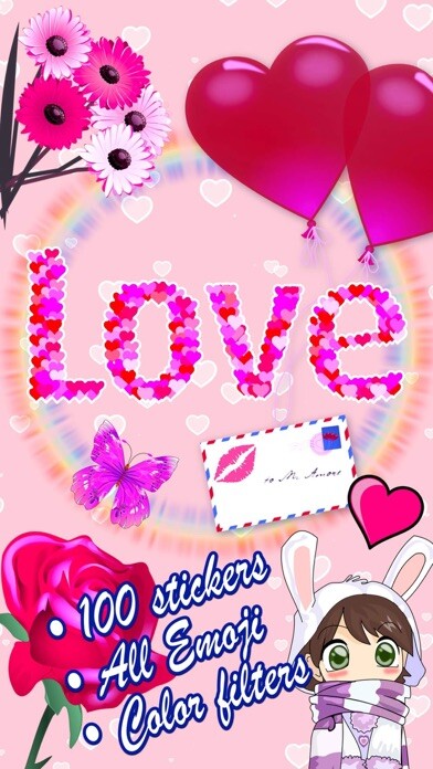 Emulate iPhone app Pink Love • Emoji and stickers using MyAndroid Emulate iPhone app Pink Love • Emoji and stickers using MyAndroid