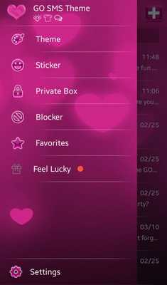 Emulate Android APK Pink Love HD for GO SMS Emulate Android APK Pink Love HD for GO SMS