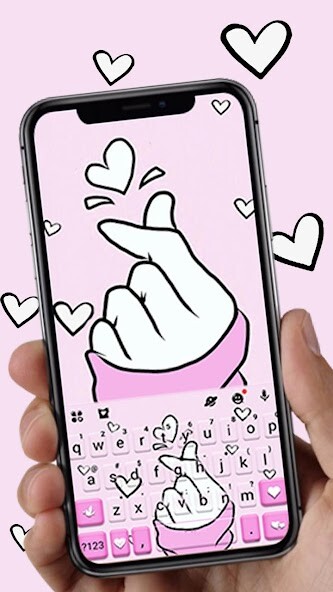 Emulate Android APK Pink Love Heart Keyboard Theme Emulate Android APK Pink Love Heart Keyboard Theme