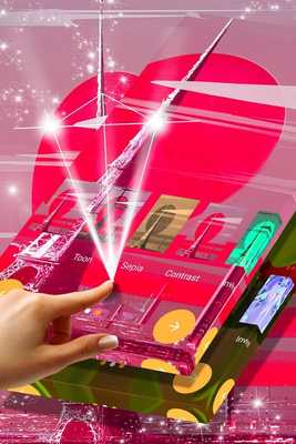 Emulate Android APK Pink Paris Wallpaper Pack
