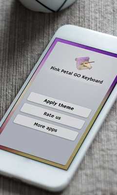 Emulate Android APK Pink Petal Keyboard Skin