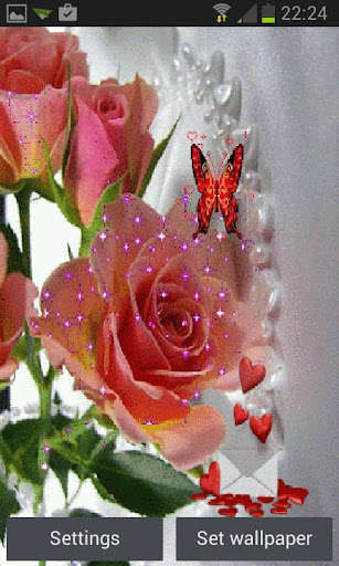 Emulate Android APK Pink Rose Butterfly LWP Emulate Android APK Pink Rose Butterfly LWP