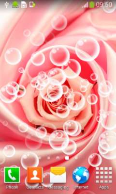 Emulate Android APK Pink Roses Live Wallpapers