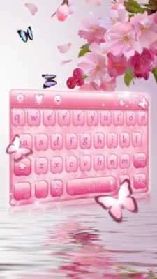 Emulate Android APK Pink Sakura Keyboard