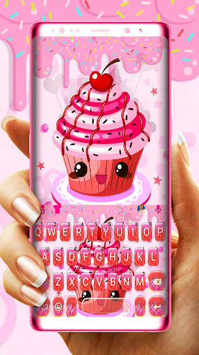 Run android online APK Pink Sweetie Cupcake Keyboard Theme from MyAndroid or emulate Pink Sweetie Cupcake Keyboard Theme using MyAndroid