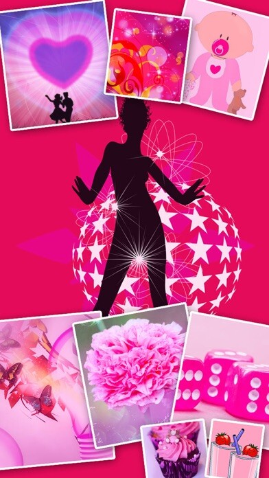 Emulate iPhone app Pink Wallpapers + Backgrounds using MyAndroid