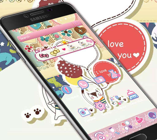 Run android online APK Pink wallpaper, small fox Tourism World Theme from MyAndroid or emulate Pink wallpaper, small fox Tourism World Theme using MyAndroid