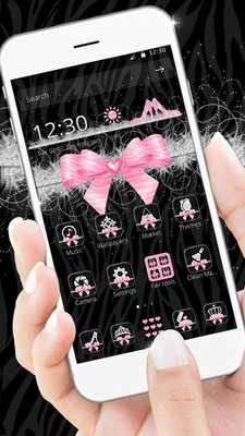 Emulate Android APK Pink Zebra Bow Feather Theme Emulate Android APK Pink Zebra Bow Feather Theme