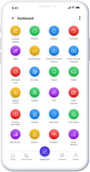 Run android online APK Pinnacle Exam Preparation App from MyAndroid or emulate Pinnacle Exam Preparation App using MyAndroid