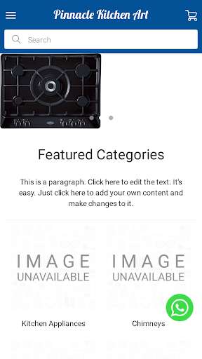 Run android online APK Pinnacle Kitchen Art from MyAndroid or emulate Pinnacle Kitchen Art using MyAndroid