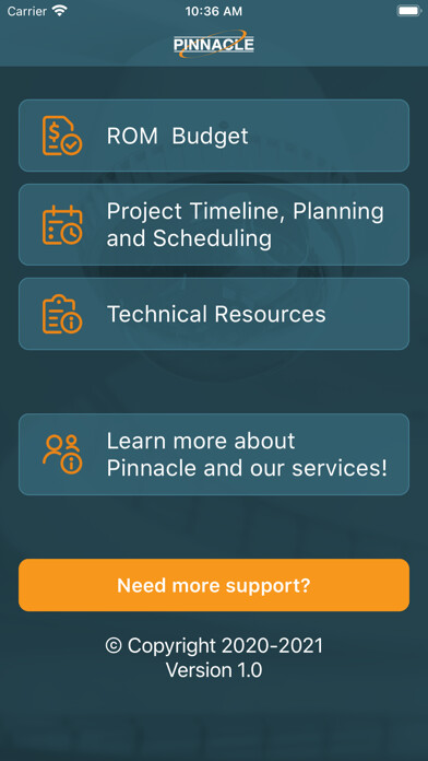 Emulate iPhone app Pinnacle Technology Resources using MyAndroid