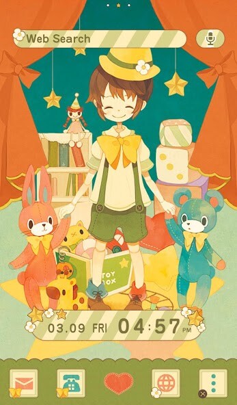 Run android online APK Pinocchios Room Theme from MyAndroid or emulate Pinocchios Room Theme using MyAndroid