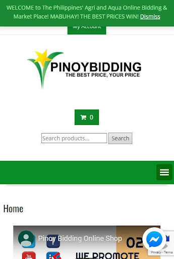 Run android online APK Pinoy Bidding from MyAndroid or emulate Pinoy Bidding using MyAndroid