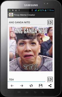 Emulate Android APK Pinoy Meme Creator
