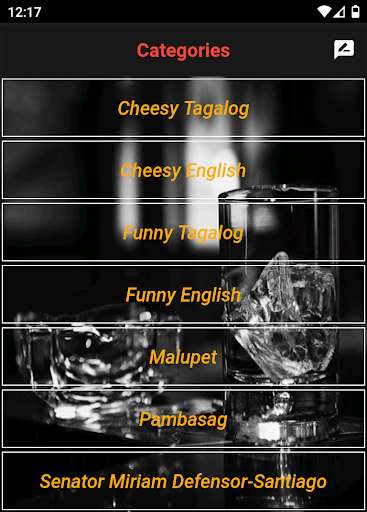 Run android online APK Pinoy Pick Up Lines Boom!! from MyAndroid or emulate Pinoy Pick Up Lines Boom!! using MyAndroid
