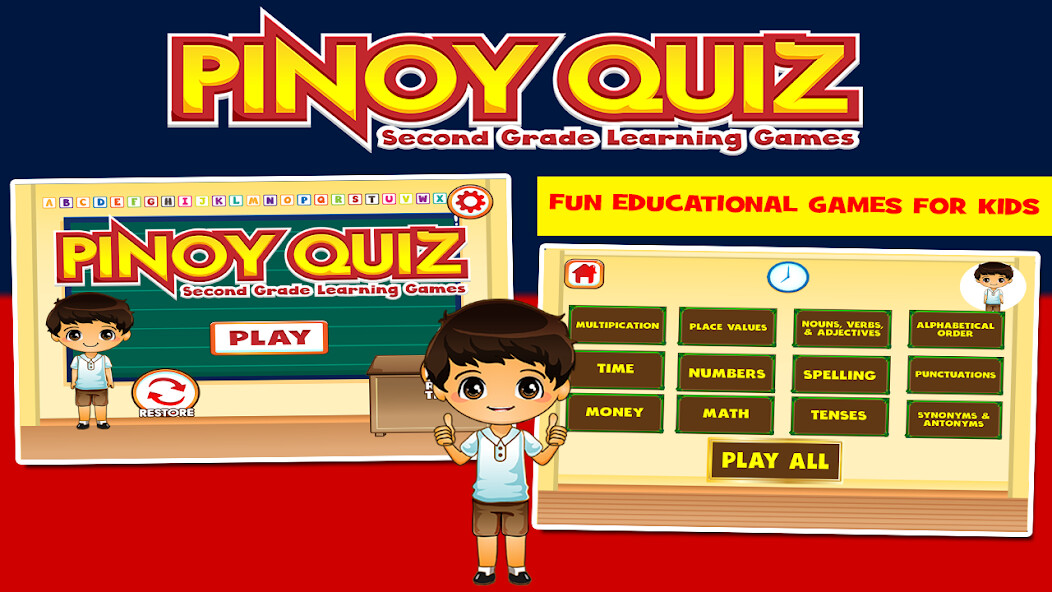 Emulate Android APK Pinoy Second Grade Games